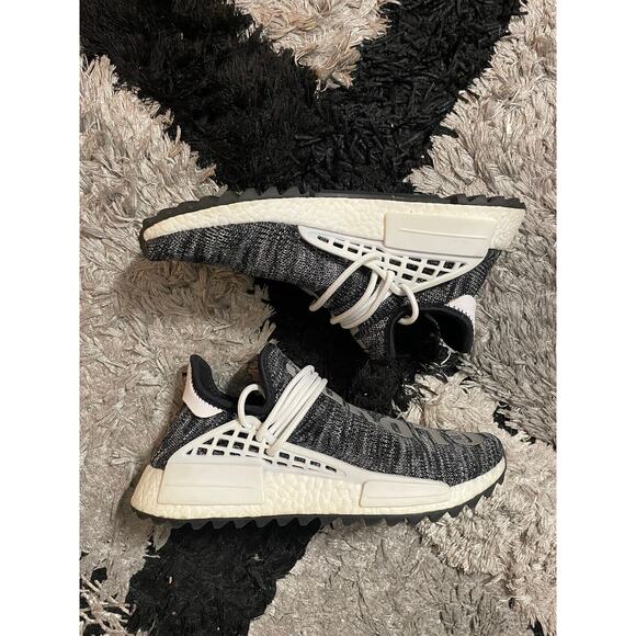 Adidas Human Race NMD Pharrell Oreo, AC7359, US Men's 8.5 Clean - Picture 1 of 5